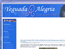 Tablet Screenshot of caballo-espagnol.com